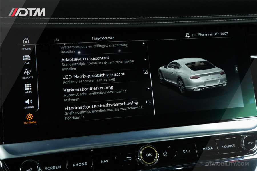 Bentley Continental GT 6.0 W12 | Massage | 360 | Lederen Hemel | Apple CarPlay |