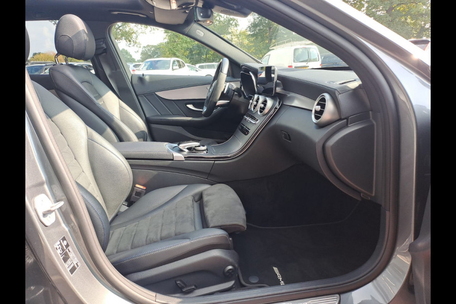 Mercedes-Benz C-Klasse Estate 300 e Business Plus Solution AMG Limited | Pano | Trekhaak | Multibeam | 360° camera | Leder/alcantara | Stoelverwarming | Elek. achterklep | Vol |