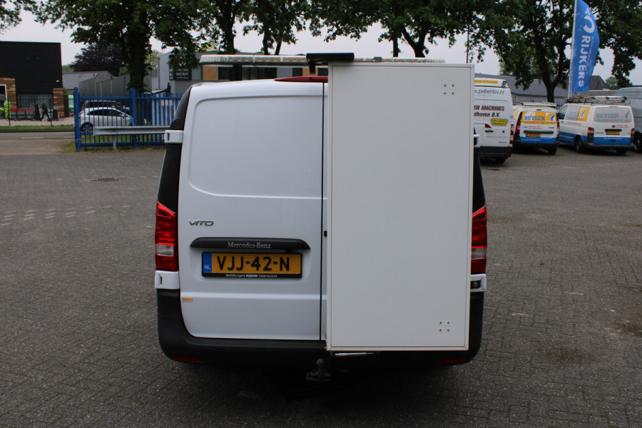 Mercedes-Benz Vito 116 CDI L2 Werkverkeer Wegwerkzaamheden Aluca inrichting, Zwaailamp, Camera, Navigatie Zwaaibalk Sortimo