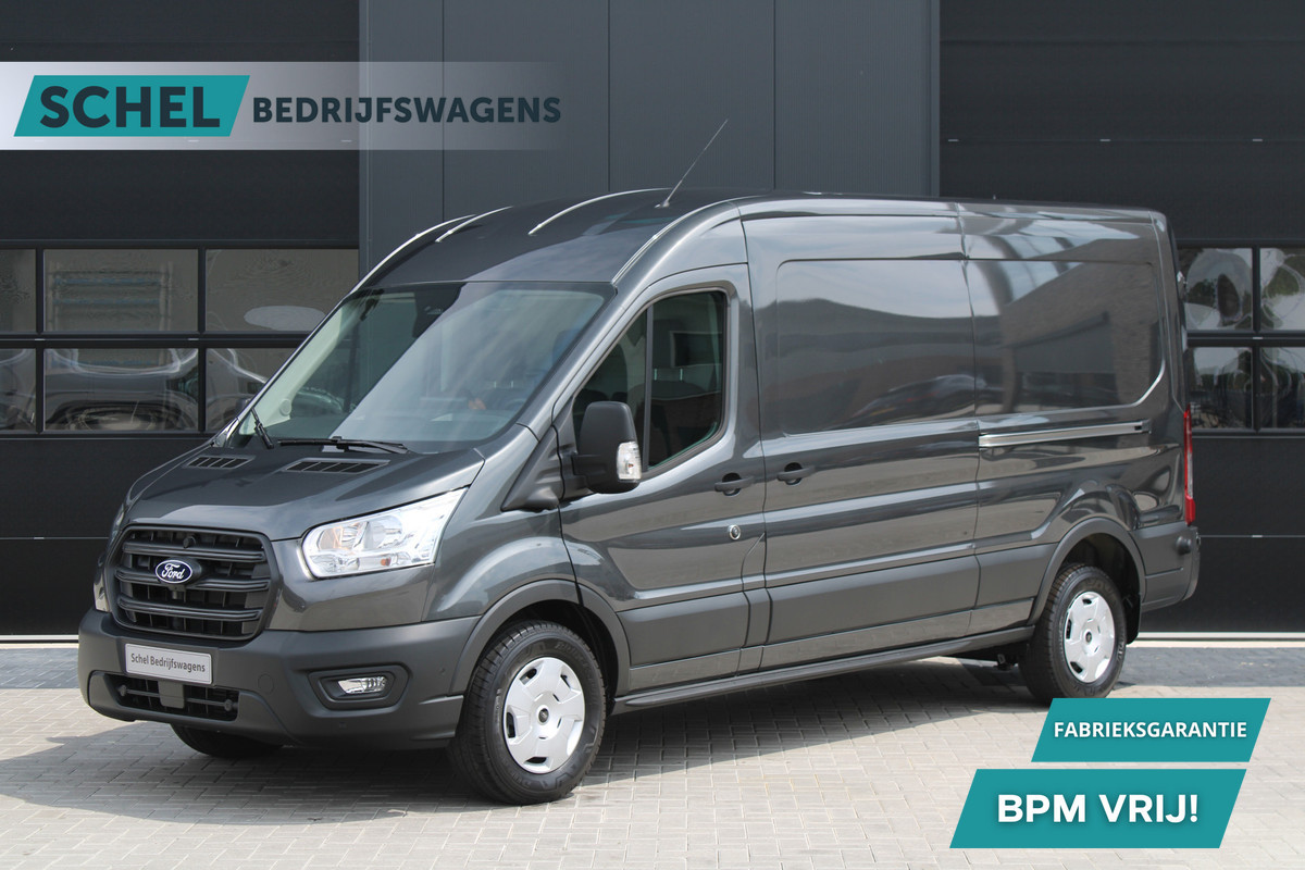 Ford Transit 350 2.0 TDCI L3H2 Trend 165pk - Facelift - 2x Schuifdeur - 360 Camera - Trekhaak - ACC - Stoel & Stoelverwarming - Blind Spot - Ford Transit 350 2.0 TDCI L3H2 Trend 165pk - Facelift - 2x Schuifdeur - 360 Camera - Trekhaak - ACC - Stoel & Stoelverwarming - Blind Spot -