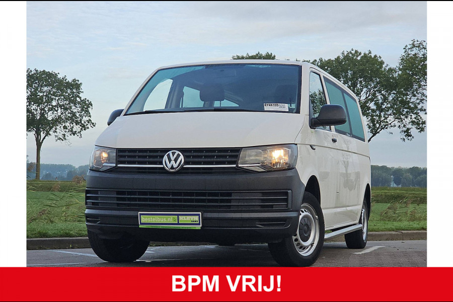 Volkswagen Transporter Kombi 2.0 TDI L2H1 Combi Personenbus BPM Vrij 9 persoons Airco Euro6
