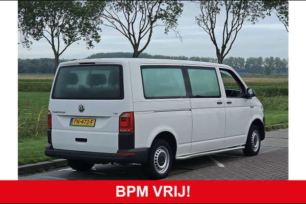 Volkswagen Transporter Kombi 2.0 TDI L2H1 Combi Personenbus BPM Vrij 9 persoons Airco Euro6