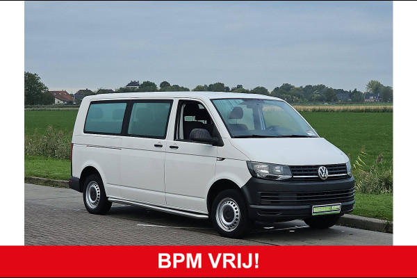 Volkswagen Transporter Kombi 2.0 TDI L2H1 Combi Personenbus BPM Vrij 9 persoons Airco Euro6