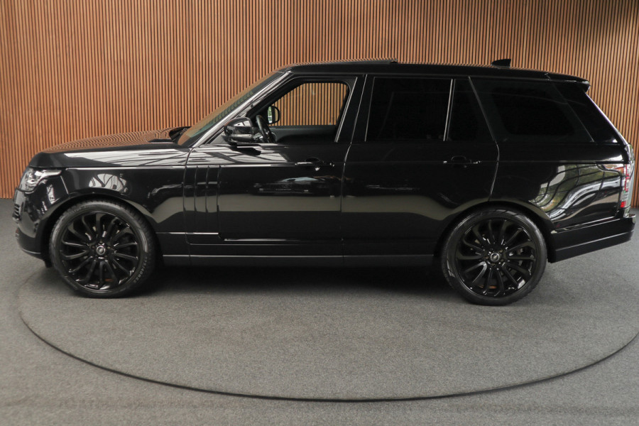 Land Rover Range Rover 3.0 TDV6 HSE Black Pack Pano Meridian Carplay 22'' LM velgen Leer Navi Camera ACC Zwarte binnenhemel Climate (3-zone)