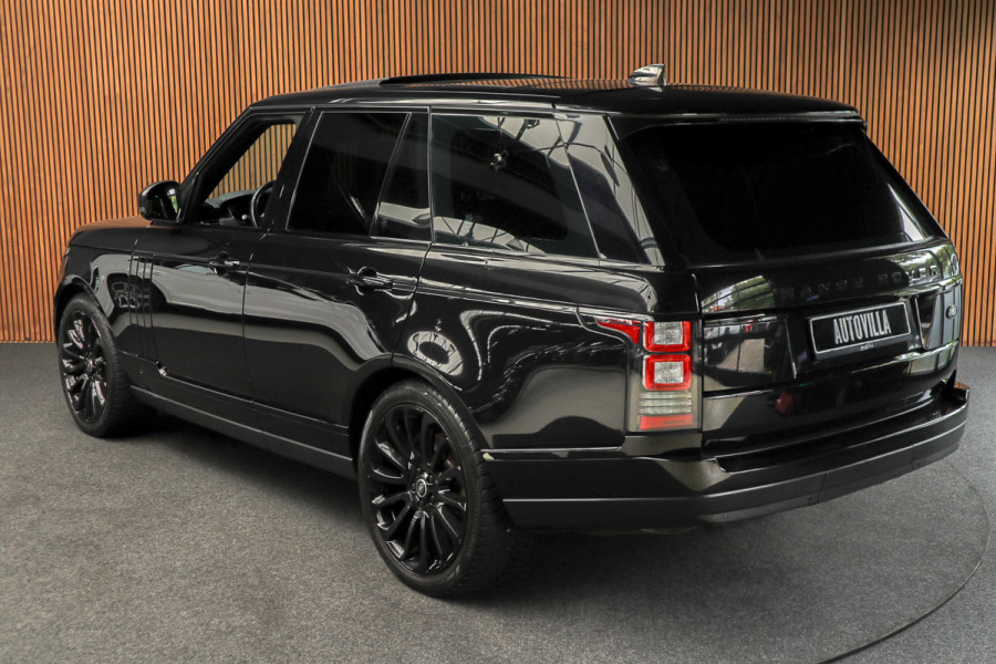 Land Rover Range Rover 3.0 TDV6 HSE Black Pack Pano Meridian Carplay 22'' LM velgen Leer Navi Camera ACC Zwarte binnenhemel Climate (3-zone)