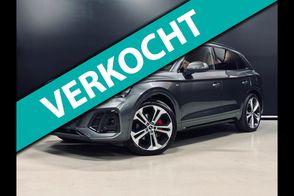 Audi Q5 55 TFSI e Competition 3X S-Line, Black Optik, Virtual Cockpit, Matrix Led, 21" Velg, Luchtvering, B&O, Voll Onderhouden Audi Q5 55 TFSI e Competition 3X S-Line, Black Optik, Virtual Cockpit, Matrix Led, 21" Velg, Luchtvering, B&O, Voll Onderhouden