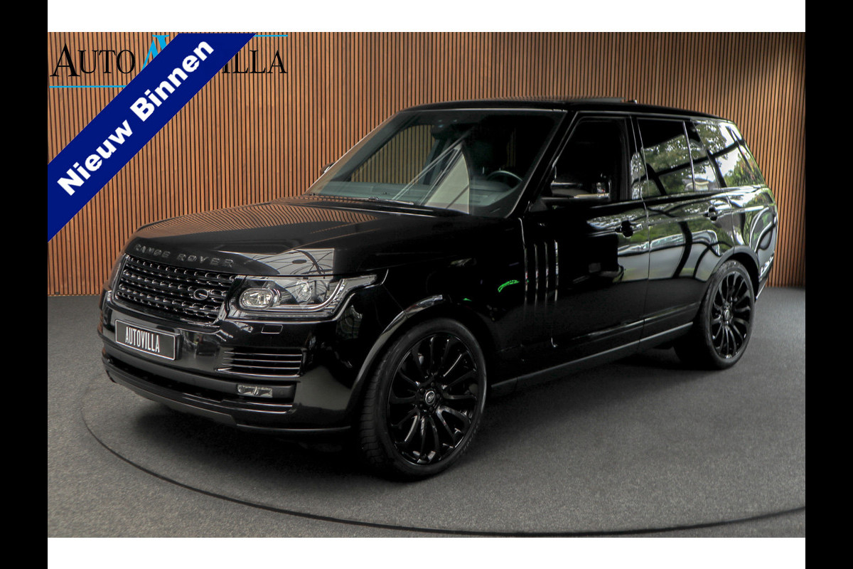 Land Rover Range Rover 3.0 TDV6 HSE Black Pack Pano Meridian Carplay 22'' LM velgen Leer Navi Camera ACC Zwarte binnenhemel Climate (3-zone) Land Rover Range Rover 3.0 TDV6 HSE Black Pack Pano Meridian Carplay 22'' LM velgen Leer Navi Camera ACC Zwarte binnenhemel Climate (3-zone)