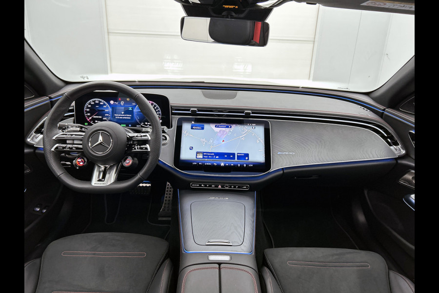 Mercedes-Benz E-Klasse Estate Mercedes-AMG 53 4MATIC+ Night Pakket 1+2 | Panorama Schuif-Kanteldak | 21 Inch AMG Velgen | Burmester® | Trekhaak | AMG Real Performance Sound. Inclusief 24 maanden MB Certified garantie voor Europa.