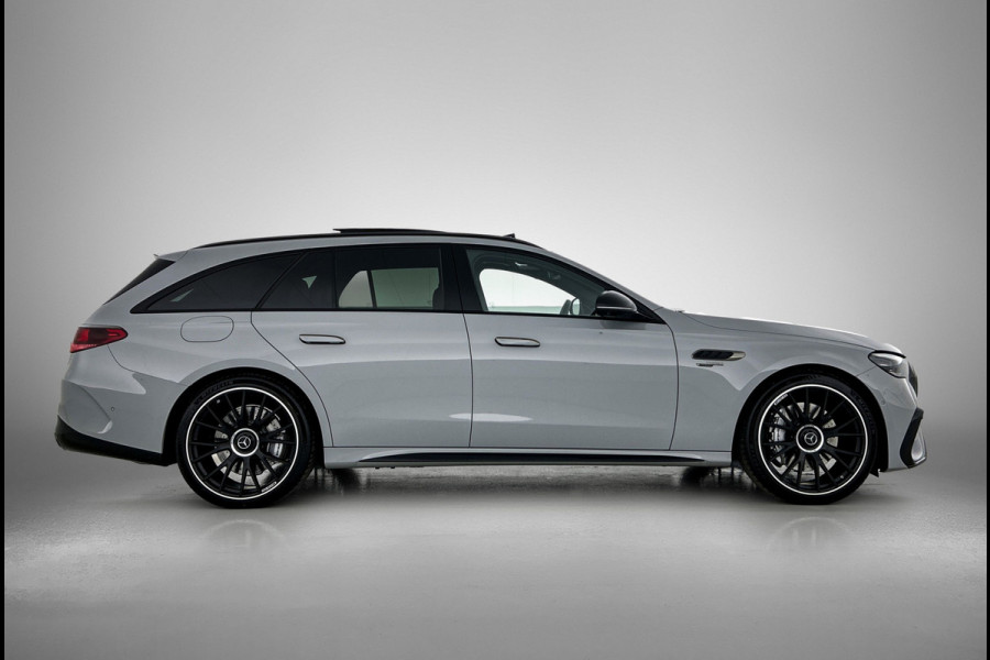 Mercedes-Benz E-Klasse Estate Mercedes-AMG 53 4MATIC+ Night Pakket 1+2 | Panorama Schuif-Kanteldak | 21 Inch AMG Velgen | Burmester® | Trekhaak | AMG Real Performance Sound. Inclusief 24 maanden MB Certified garantie voor Europa.