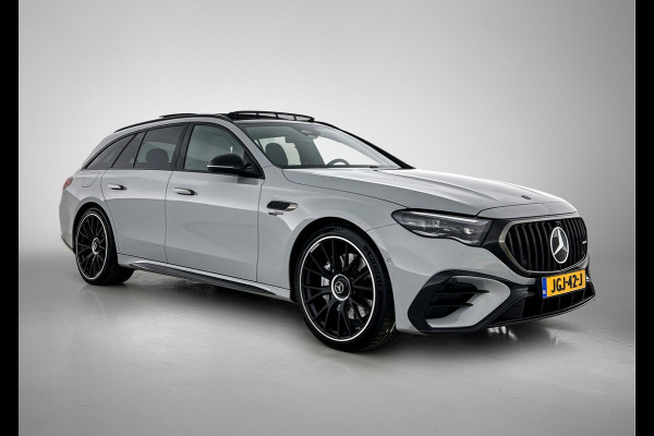 Mercedes-Benz E-Klasse Estate Mercedes-AMG 53 4MATIC+ Night Pakket 1+2 | Panorama Schuif-Kanteldak | 21 Inch AMG Velgen | Burmester® | Trekhaak | AMG Real Performance Sound. Inclusief 24 maanden MB Certified garantie voor Europa.