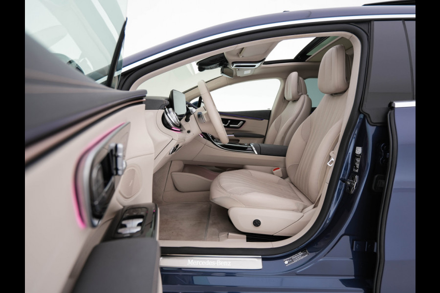 Mercedes-Benz EQS 350 Business Line 90 kWh [3-Fase] (INCL-BTW) Aut. *PANO | LUXURY-LEATHER | FULL-LED | MEMORY-PACK | HEATED-COMFORTSEATS | DIGI-COCKPIT | CAMERA | AMBIENT-LIGHT | NAVI-FULLMAP | BLIND-SPOT | KEYLESS | CARPLAY | PRIVACY-GLASS |