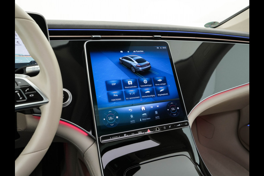 Mercedes-Benz EQS 350 Business Line 90 kWh [3-Fase] (INCL-BTW) Aut. *PANO | LUXURY-LEATHER | FULL-LED | MEMORY-PACK | HEATED-COMFORTSEATS | DIGI-COCKPIT | CAMERA | AMBIENT-LIGHT | NAVI-FULLMAP | BLIND-SPOT | KEYLESS | CARPLAY | PRIVACY-GLASS |
