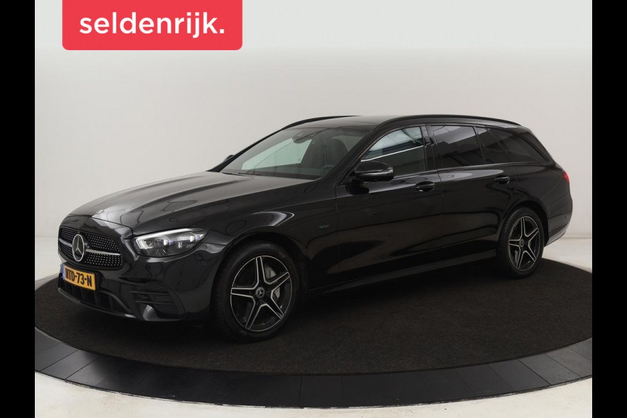 Mercedes-Benz E-Klasse 300de 4Matic AMG Night | Panoramadak | Trekhaak | Stoelverwarming | 360 camera | Adaptive cruise | Leder/Alcantara | Burmeseter | Matrix LED | Navigatie
