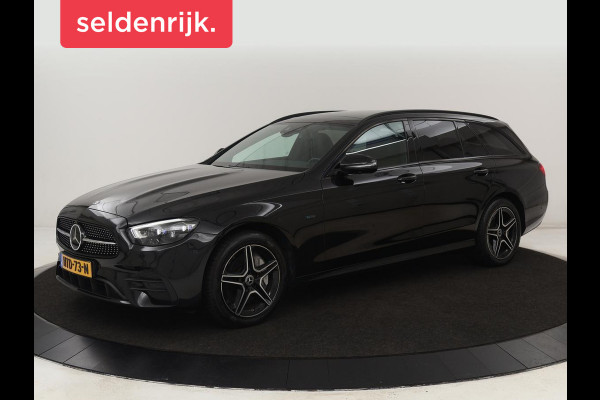 Mercedes-Benz E-Klasse 300de 4Matic AMG Night | Panoramadak | Trekhaak | Stoelverwarming | 360 camera | Adaptive cruise | Leder/Alcantara | Burmeseter | Matrix LED | Navigatie