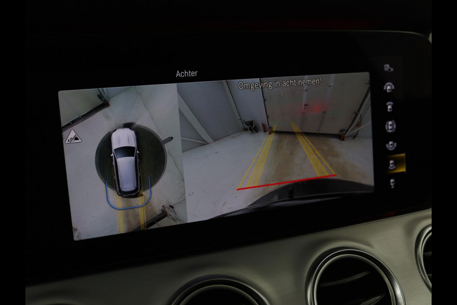 Mercedes-Benz E-Klasse 300de 4Matic AMG Night | Panoramadak | Trekhaak | Stoelverwarming | 360 camera | Adaptive cruise | Leder/Alcantara | Burmeseter | Matrix LED | Navigatie