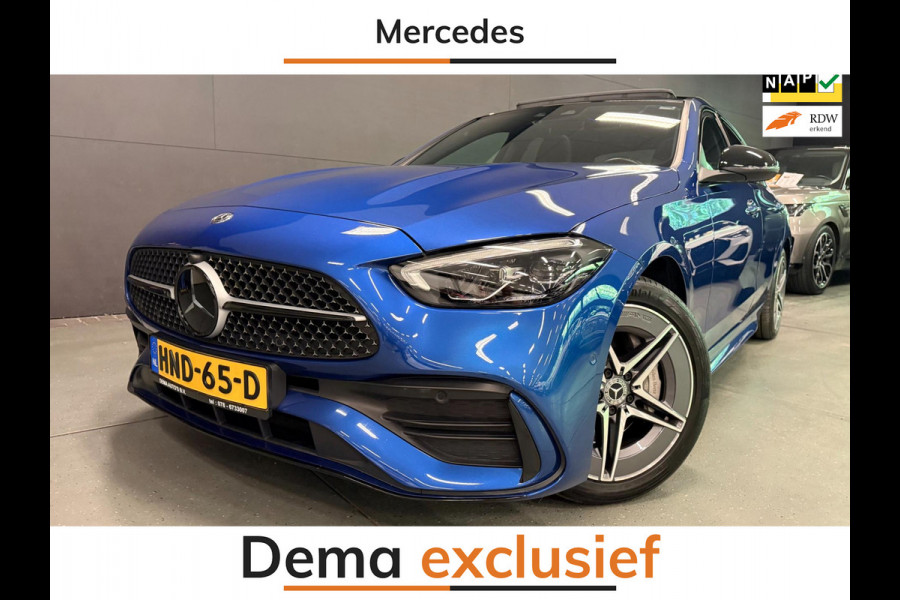 Mercedes-Benz C-Klasse 300 e AMG BLACK-LINE 313PK PANO/V-COCKPIT/NAVI/DAB/CARPLAY/CAM/// Mercedes-Benz C-Klasse 300 e AMG BLACK-LINE 313PK PANO/V-COCKPIT/NAVI/DAB/CARPLAY/CAM///