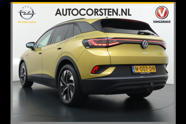 Volkswagen ID.4 Pro Max 77kWh Ergo-Active Elek. Stoelen Memory Leer/Alcantara Trekhaak Warmtepomp Panoramadak Head-Up 360°Camera Apple Carplay A Adap.Cruise Elek.Achterklep Stoel+Stuurverwarming DAB Keyless Advanced 1e Eigenaar Origineel Nederlandse Auto Zeer Compleet!