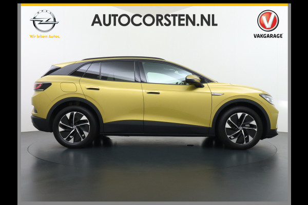 Volkswagen ID.4 Pro Max 77kWh Ergo-Active Elek. Stoelen Memory Leer/Alcantara Trekhaak Warmtepomp Panoramadak Head-Up 360°Camera Apple Carplay A Adap.Cruise Elek.Achterklep Stoel+Stuurverwarming DAB Keyless Advanced 1e Eigenaar Origineel Nederlandse Auto Zeer Compleet!