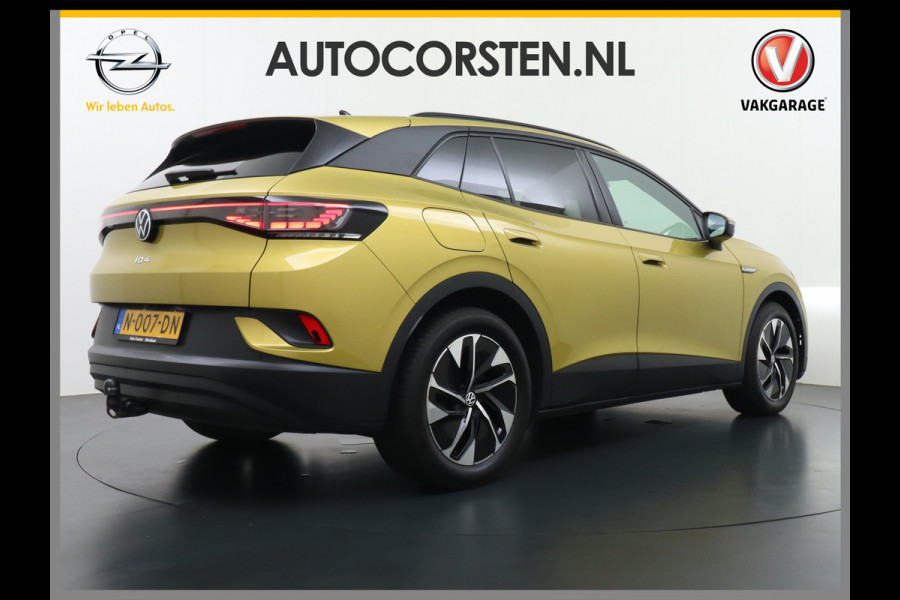 Volkswagen ID.4 Pro Max 77kWh Ergo-Active Elek. Stoelen Memory Leer/Alcantara Trekhaak Warmtepomp Panoramadak Head-Up 360°Camera Apple Carplay A Adap.Cruise Elek.Achterklep Stoel+Stuurverwarming DAB Keyless Advanced 1e Eigenaar Origineel Nederlandse Auto Zeer Compleet!