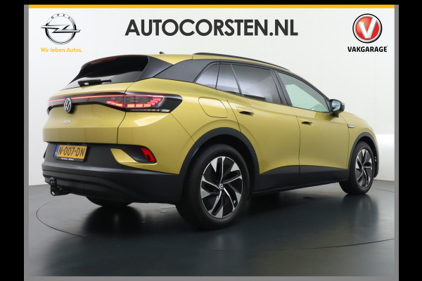 Volkswagen ID.4 Pro Max 77kWh Ergo-Active Elek. Stoelen Memory Leer/Alcantara Trekhaak Warmtepomp Panoramadak Head-Up 360°Camera Apple Carplay A Adap.Cruise Elek.Achterklep Stoel+Stuurverwarming DAB Keyless Advanced 1e Eigenaar Origineel Nederlandse Auto Zeer Compleet!
