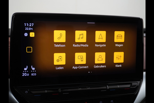 Volkswagen ID.4 Pro Max 77kWh Ergo-Active Elek. Stoelen Memory Leer/Alcantara Trekhaak Warmtepomp Panoramadak Head-Up 360°Camera Apple Carplay A Adap.Cruise Elek.Achterklep Stoel+Stuurverwarming DAB Keyless Advanced 1e Eigenaar Origineel Nederlandse Auto Zeer Compleet!