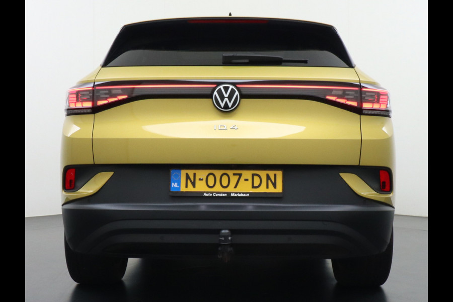 Volkswagen ID.4 Pro Max 77kWh Ergo-Active Elek. Stoelen Memory Leer/Alcantara Trekhaak Warmtepomp Panoramadak Head-Up 360°Camera Apple Carplay A Adap.Cruise Elek.Achterklep Stoel+Stuurverwarming DAB Keyless Advanced 1e Eigenaar Origineel Nederlandse Auto Zeer Compleet!