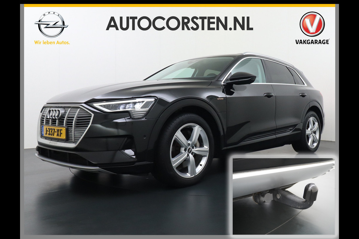 Audi e-tron 55 Quattro 95kWh 408PK Trekhaak Leder/Alcantara-Sportstoel Panoramadak Adap.Cruise Navi Ecc Stoelverwarming Business Edition Plus Luchtvering Memory Lmv Elek.Achterklep Privacy Glas Keyless 1e Eigenaar 1.800KG Trekgewicht Zeer compleet! Audi e-tron 55 Quattro 95kWh 408PK Trekhaak Leder/Alcantara-Sportstoel Panoramadak Adap.Cruise Navi Ecc Stoelverwarming Business Edition Plus Luchtvering Memory Lmv Elek.Achterklep Privacy Glas Keyless 1e Eigenaar 1.800KG Trekgewicht Zeer compleet!