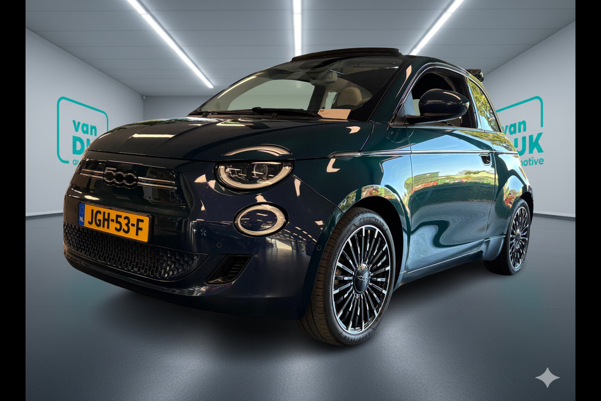 Fiat 500 E 500E La Prima 42 kWh CABRIO CABRIO LEDERENBEKLEDING Fiat 500 E 500E La Prima 42 kWh CABRIO CABRIO LEDERENBEKLEDING