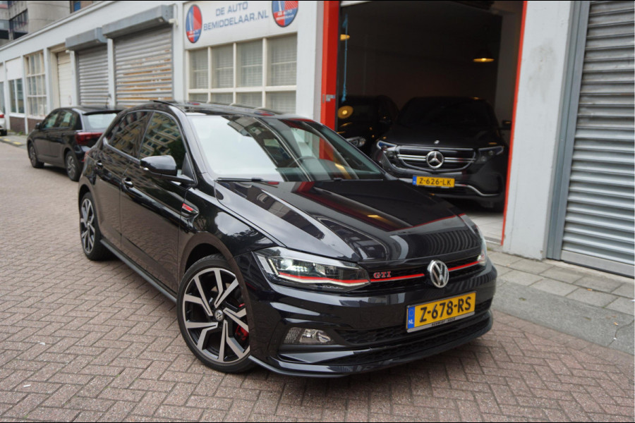 Volkswagen Polo 2.0 TSI GTI | PANO | Adaptive + Lane | Beats | Leer | Apple | 18inch | Keyless | VW Dealer onderhouden
