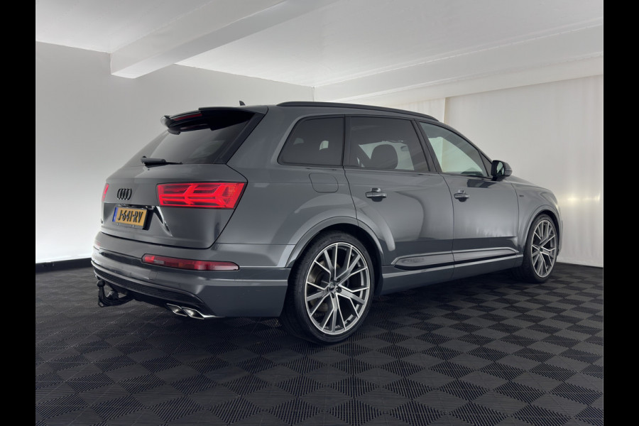 Audi SQ7 4.0 TDI Quattro Pro Line + Aut. *PANO | LUXURY-LEATHER | FULL-LED | DIGI-COCKPIT | BOSE-SOUND | KEYLESS | CAMERA | NAVI-FULLMAP | HEATED/VENTILATED-COMFORTSEATS | SHIFT-PADDLES | CARBON-INLAY | ECC | ADAPTIVE-CRUISE |