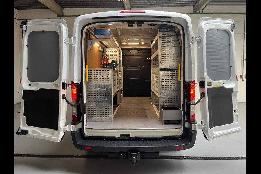 Ford Transit 350 Servicewagen 2.0 TDCI 130pk euro6 L3H2 Trend Sortimo Inrichting Victron v230 Standkachel Trekhaak RIJKLAARPRIJS!