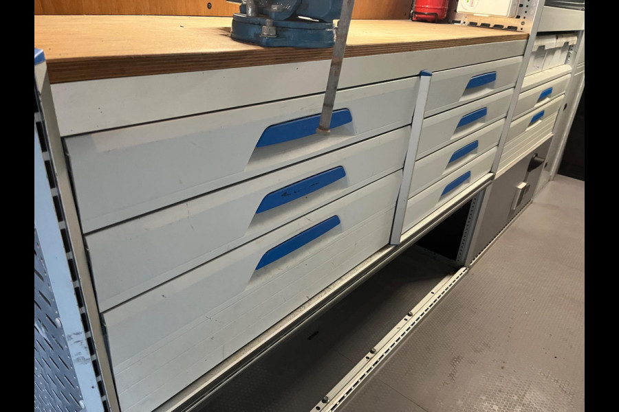 Ford Transit 350 Servicewagen 2.0 TDCI 130pk euro6 L3H2 Trend Sortimo Inrichting Victron v230 Standkachel Trekhaak RIJKLAARPRIJS!