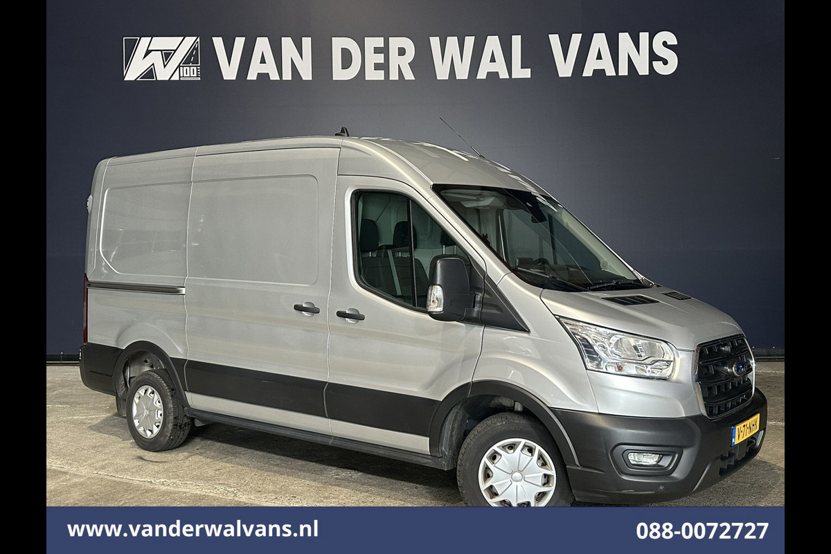 Ford Transit 2.0 TDCI 130pk L2H2 Euro6 Airco | Camera | Navigatie | Apple Carplay | Android Auto LED, Cruisecontrol, Verwamde voorruit, Bijrijdersbank, Parkeersensoren