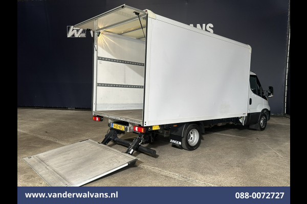 Iveco Daily 35C16V 157pk Bakwagen Laadklep Dubbel Lucht Euro6 Airco | Bijrijdersbank 990kg laadvermogen