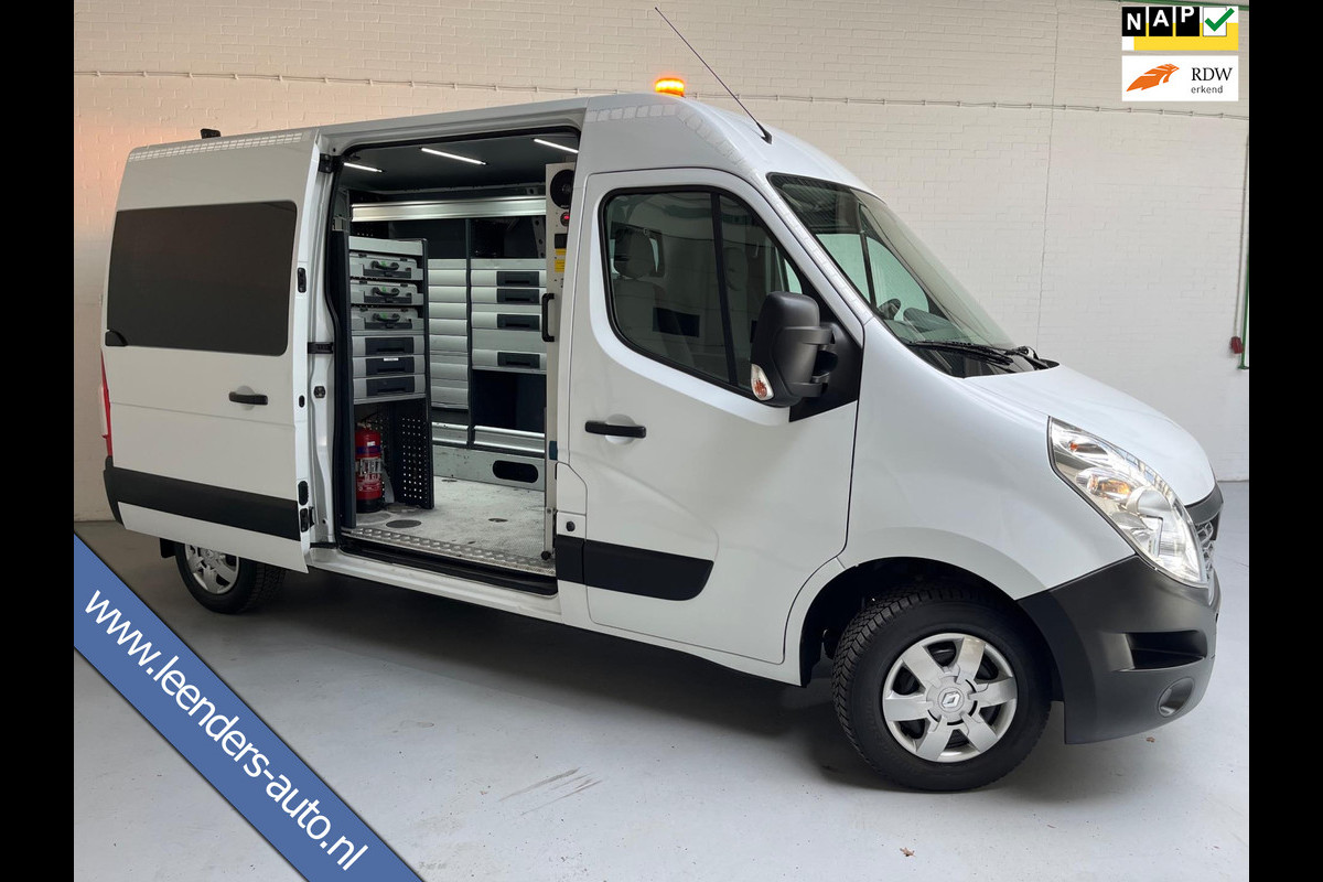Opel Movano Servicewagen T35 2.3 dCi 145pk euro6 L2H2 BOTT Inrichting, Victron omvormer, Standkachel, Trekhaak, RIJKLAARPRIJS!
