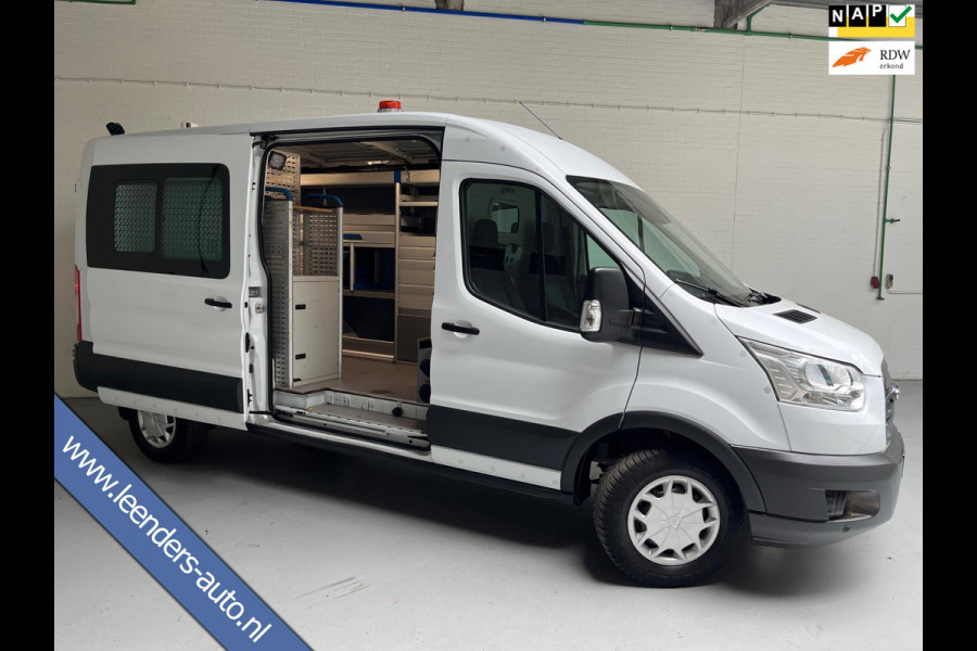 Ford Transit 350 Servicewagen 2.0 TDCI 130pk euro6 L3H2 Trend Sortimo Inrichting Victron v230 Standkachel Trekhaak RIJKLAARPRIJS!