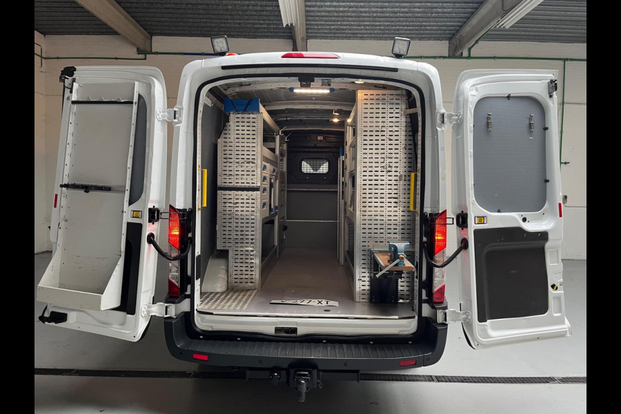 Ford Transit 350 Servicewagen 2.0 TDCI 130pk euro6 L3H2 Trend Sortimo Inrichting Victron v230 Standkachel Trekhaak RIJKLAARPRIJS!