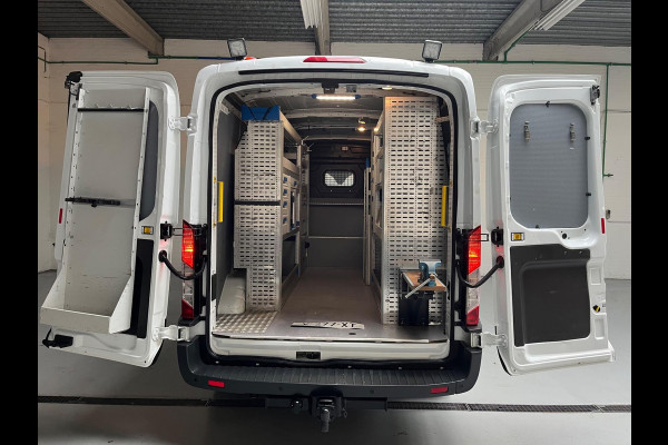 Ford Transit 350 Servicewagen 2.0 TDCI 130pk euro6 L3H2 Trend Sortimo Inrichting Victron v230 Standkachel Trekhaak RIJKLAARPRIJS!