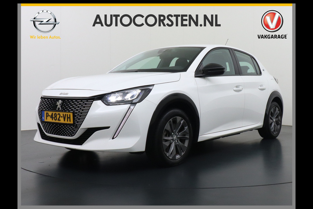 Peugeot e-208 EV Active Pack 50kWh Apple Carplay Android Auto Navi Ecc Cruise Control Pdc DAB+ Bluetooth Led Lmv Keyless Bluetooth Connected services 1e Eigenaar Origineel Nederlandse Auto