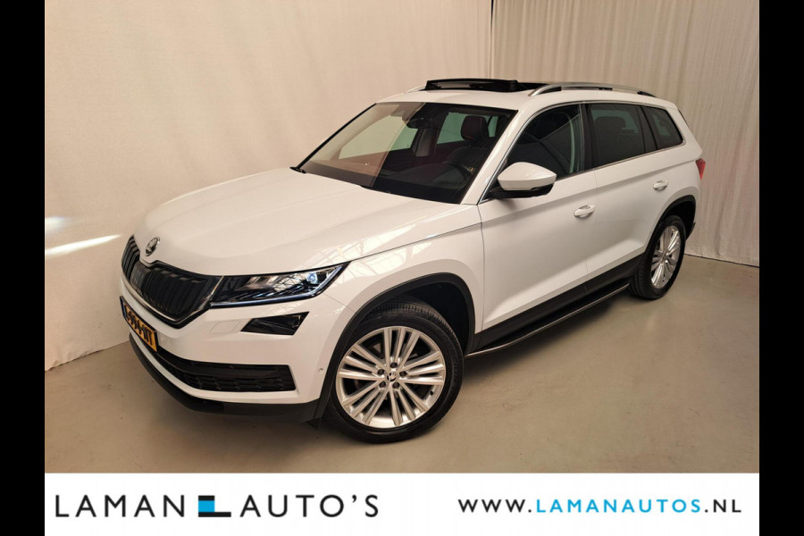 Škoda Kodiaq 1.5 TSI 150pk DSG Limited Business Edition Plus 7P Aut. | Panorama Open dak Virtual Leder/Alcantara CarPlay Trekhaak Canton ECC