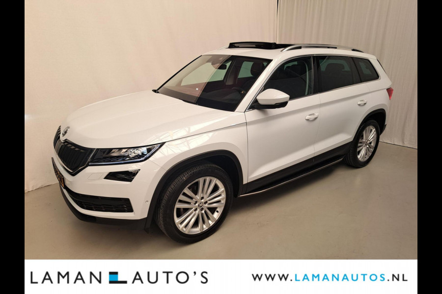 Škoda Kodiaq 1.5 TSI 150pk DSG Limited Business Edition Plus 7P Aut. | Panorama Open dak Virtual Leder/Alcantara CarPlay Trekhaak Canton ECC