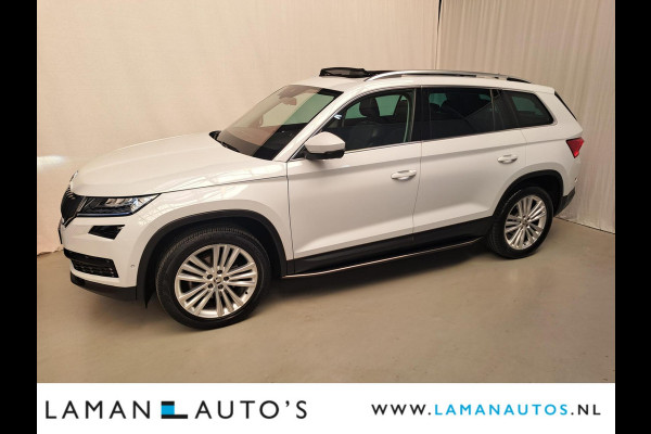 Škoda Kodiaq 1.5 TSI 150pk DSG Limited Business Edition Plus 7P Aut. | Panorama Open dak Virtual Leder/Alcantara CarPlay Trekhaak Canton ECC