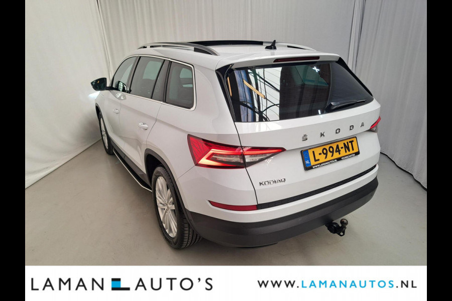 Škoda Kodiaq 1.5 TSI 150pk DSG Limited Business Edition Plus 7P Aut. | Panorama Open dak Virtual Leder/Alcantara CarPlay Trekhaak Canton ECC