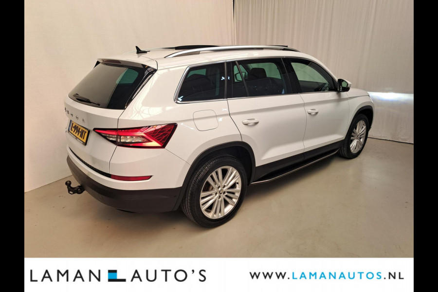 Škoda Kodiaq 1.5 TSI 150pk DSG Limited Business Edition Plus 7P Aut. | Panorama Open dak Virtual Leder/Alcantara CarPlay Trekhaak Canton ECC