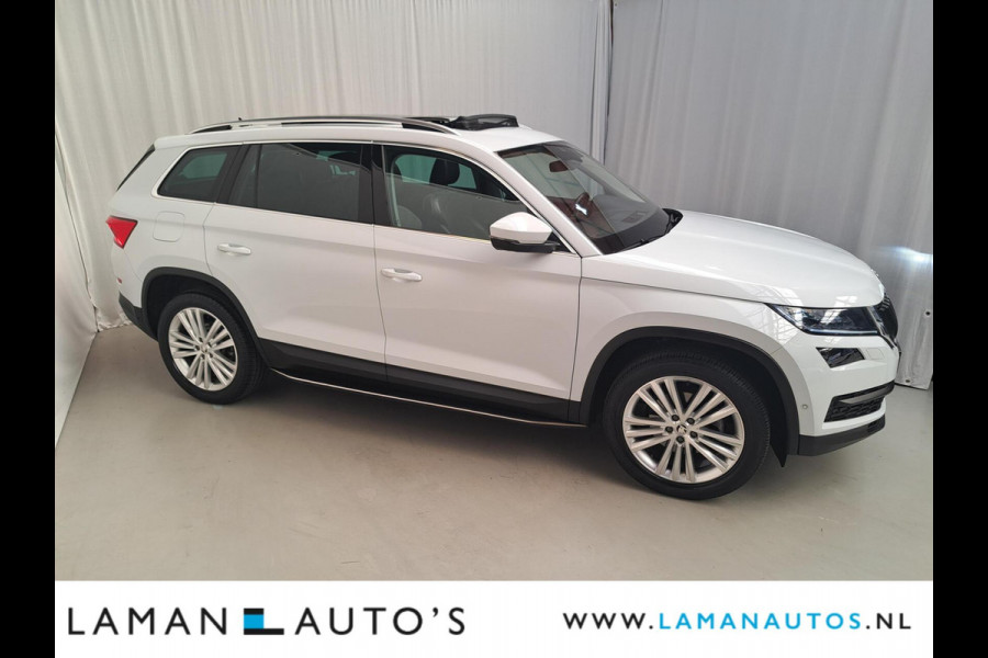 Škoda Kodiaq 1.5 TSI 150pk DSG Limited Business Edition Plus 7P Aut. | Panorama Open dak Virtual Leder/Alcantara CarPlay Trekhaak Canton ECC