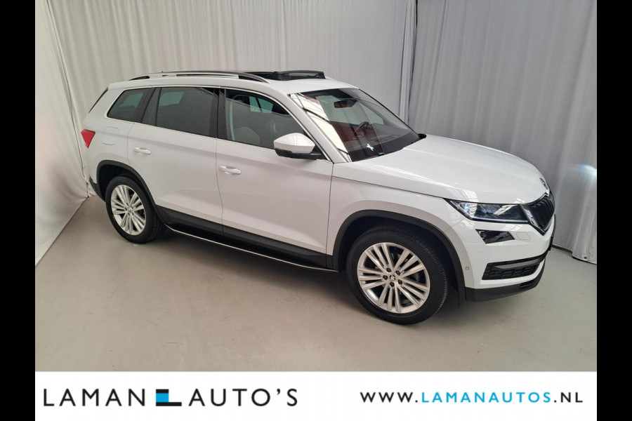 Škoda Kodiaq 1.5 TSI 150pk DSG Limited Business Edition Plus 7P Aut. | Panorama Open dak Virtual Leder/Alcantara CarPlay Trekhaak Canton ECC