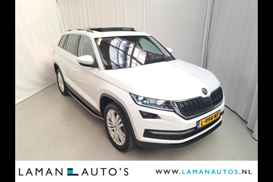Škoda Kodiaq 1.5 TSI 150pk DSG Limited Business Edition Plus 7P Aut. | Panorama Open dak Virtual Leder/Alcantara CarPlay Trekhaak Canton ECC