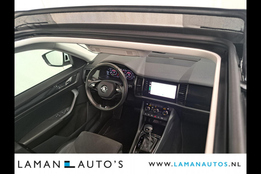 Škoda Kodiaq 1.5 TSI 150pk DSG Limited Business Edition Plus 7P Aut. | Panorama Open dak Virtual Leder/Alcantara CarPlay Trekhaak Canton ECC