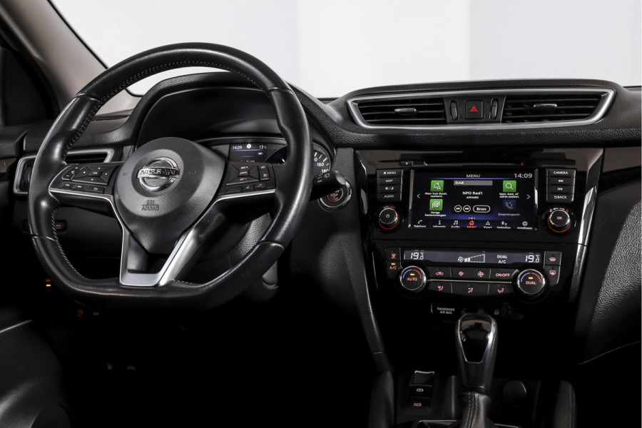 Nissan QASHQAI 1.3 DIG-T N-Connecta 160 PK - Automaat | Pano | Cruise | Stoel-+Voorruitverw. | PDC | 360 Camera | NAV + App. Connect | ECC | DAB | LM 18" |