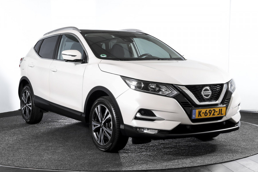 Nissan QASHQAI 1.3 DIG-T N-Connecta 160 PK - Automaat | Pano | Cruise | Stoel-+Voorruitverw. | PDC | 360 Camera | NAV + App. Connect | ECC | DAB | LM 18" |